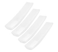 jojofuny 4pcs Transparent Silicone Remote Controller Covers Anti-slip Protective Shell for Tv Air Conditioner Controllers Precise Fit Easy Maintenance Dustproof