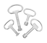 jojofuny 4pcs Universal Metal Triangle One Word Utility Key Set for Bin Electrical Box Locks