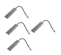 jojofuny 4pcs Usb Hub Usb-c Ports Usb Adapter for Laptop Computer for Laptop for Desktop and Notebook