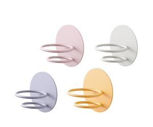 jojofuny 4pcs Wall-Mounted Makeup Sponge Holder Set, Beauty Sponge Rack and Puff Stand, Multi-Color Organizer for and Vanity Storage