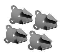 jojofuny 4pcs Wall Scissor Holder with Strong Adhesive Backing, No Drilling Required, Versatile Kitchen Shears Organizer for Heavy Duty Poultry, Seafood, Pet Grooming & Classroom Scissors, Dark Grey