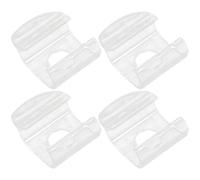 jojofuny 4pcs Window Shade Handles Cordless Roller Blind Pulls Clips for Curtains, Decorative Roller Shade Pull Down Handles, Home Window Treatment Hardware Set