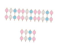 jojofuny 4sets 18pcs DIY Alloy Charms for Jewelry Making Cute Candy Pendants for Earring and Necklace Crafts Lightweight and Durable Accessories for Creative Projects 18pcs*4