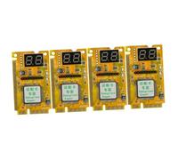 jojofuny 4sets Motherboard Testing Card Convenient Diagnostic Tool for Efficient Laptop Troubleshooting and Component Testing