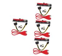 jojofuny 4sets Pcie Graphics Card Extension Riser for Enhanced Gpu Performance Compatible Laptops and External Monitors for Gaming and Multimedia Applications