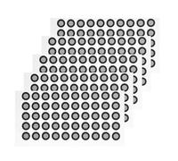 jojofuny 5 Sheets 3D Scanner Reflective Marker Points 0.15Mm Thick High Reflectivity Reference Dots for Facial Tracking and Scanner Positioning