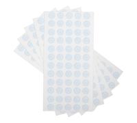 jojofuny 5 Sheets Qc Approval Seals Quality Control Labels Round Paper Adhesive Security Stickers Tamper Evident Warning for Furniture and Packaging Information