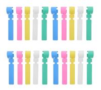 jojofuny 500pcs Gardening Tags Plastic Plant Labels Wrap Around Tree Tags Markers Adjustable Nursery Labels Garden Multi Signs for Fruit Identification Horticultural Plant