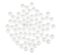 jojofuny 500pcs Polystyrene Foam Balls DIY Craft Supplies for Wedding Party Decor Educational Solid Spheres for Christmas and Art Projects