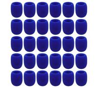 jojofuny 50pcs 50pcs Microphone Wind Cover Foam Windscreen Muff for Handheld Ball Microphones Noise-cancellation Pop Filter Soft Sponge Protector for Clear Outdoor Recording
