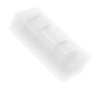 jojofuny 50pcs Adhesive Wall Mount Hooks Strong Sticky Hooks for Hanging Shower Racks Kitchen Storage Durable No Punch Stickers