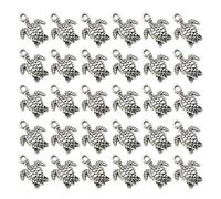 jojofuny 50pcs Alloy Sea Turtle Pendant Charms for Jewellery Making with Fine Workmanship, Delicate and Stylish Design, for DIY Crafts and Bracelet Accessories