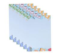 jojofuny 50pcs Color Writing Paper Creative Letter Stationery for Students and Thick Letter Paper for Notes Messages and Poems Fashionable Patterns and Print