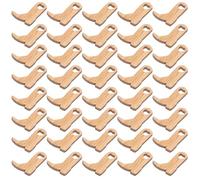 jojofuny 50pcs Mini Wooden Cowboy Boot Decor DIY Hanging Wedding Party Layout Props Wood Slices Craft Ornaments