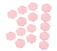jojofuny 50pcs Self Adhesive Wedding Wax Seal Stickers with Heart Pattern for Invitations Wrapping Thanksgiving Engagement Holiday Cards Secure Decorative Closure