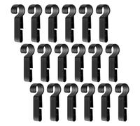 jojofuny 50pcs Work Headlight Clips for Hard Hat Helmet, Sturdy Plastic Headlamp Fixing Clips, for Outdoor Night Use by Construction Workers