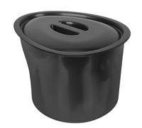 jojofuny 5L Commode Bucket with Lid Plastic Urinal Pot for Elderly Disabled and Bedridden Use Portable Bathroom Essential