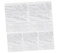 jojofuny 5pcs Coin Collection Pages with Binder Sleeves Separate Pocket Design to Prevent Scratches Compatible with Standard Coin Albums for Collectors and Badge Holders