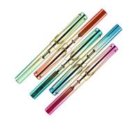 jojofuny 5Pcs Colored Fountain Pens for Calligraphy Practice Fine Nib Writing Pens for Students Design for Handwriting Improvement and Chinese Character Training