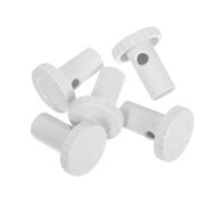 jojofuny 5PCS Cooler Drain Plug Replacement Plastic Screw Caps Leakproof Round Hole Stoppers for Freezer Refrigerator Cold-resistant Sealing