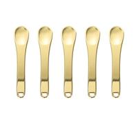 jojofuny 5pcs Cosmetic Scoop Zinc Alloy Mini Eye Makeup Dig Spoons Portable Skin Care Tools for Eye Cream Face Cream