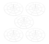 jojofuny 5pcs Fermentation Weights Mesh Pickle Jar Press Tool for Wide Mouth Jars Kitchen Use Outdoor Picnics and Canning