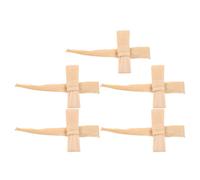 jojofuny 5pcs Handmade Woven Straw Cross Set, Rustic Beige Corn Leaves Material, Easy to Install Religious Supplies for Church Ceremony and Seasonal Services Wall Decoration