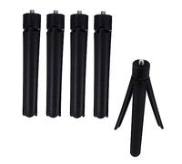 jojofuny 5pcs Mini Portable Folding Tripod for Smartphone and Camera Lightweight Tabletop Stand Mounting Screw for Live Streaming and Travel