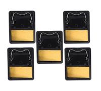 jojofuny 5pcs Mini Soldering Iron Holder Stand, High Temperature Resistant Microsoldering Station with Tip Cleaner Sponge, Portable Solder Bracket for Electronic Assembly and Crafts