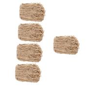 jojofuny 5pcs Newborn Photography Prop Vintage Woven Blanket Multi-functional Milestone