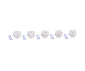 jojofuny 5pcs Portable Folding Mini Washing Machine for Travel Collapsible Laundry Wash Tub for Loads and Socks Space-saving Design