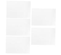 jojofuny 5pcs Printable Heat Shrink Sheets for Craft Making Portable Semi Transparent Shrink Film Sheets Suitable for Heat Gun and Oven Use for DIY Ornaments and Art Projects