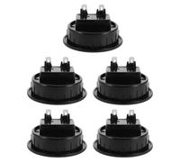 jojofuny 5pcs Speaker Cable Clip Subwoofer Box Terminal Metal Binding Post Connector for Quick Wiring Speaker Box Connector
