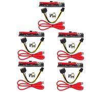 jojofuny 5sets Graphics Card Pcie Mining Graphics Card Pcie Express Extension for Laptop External Gpu for Computer Supply