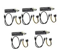 jojofuny 5sets Pcie Mining Graphic Card Gpu Computer Accessory Pcie Gpu for Household External Graphics Card for Laptop