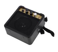jojofuny 5w Mini Electric Guitar Amplifier for Electric Guitar, Compact Portable Black Plastic and Metal Combo with High Fidelity Sound and Built-in Effects, Amp for Practice
