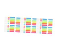 jojofuny 6 Books of Colorful Note Page Markers Transparent Sticky Index Tabs for Annotating Reading Strips Portable Office Supplies for Enhanced Focus and Reading Engagement