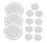 jojofuny 6 Pairs Magnetic Coat Buttons Invisible Snaps Fasteners for Jackets Windbreakers Smooth Surface Sewing Accessories DIY Crafting White Diameter