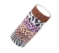jojofuny 6 Rolls Animal Prints Washi Tape Set Bright Adhesive Tape for Scrapbooking Journals Crafting with Leopard Tiger Giraffe Cow Patterns Paper Material