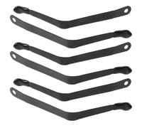 jojofuny 6 Sets Steel Book Stand Page Clips for Music Notes and Page Holders Black Adjustable Piano Music Stand Clips for Home and Wooden Reading Racks