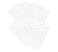 jojofuny 60 Sheets Nail Stickers Double Side Adhesive Jelly Nail Sticky Tabs at Home Gatherings