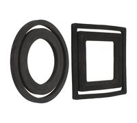 jojofuny 6pcs Aquarium Fish Feeding Rings Set, Square round Floating Plant Rings for Fish Tank, Suitable for Betta, Goldfish, and Turtle Tanks, Aquarium Accessory for Floating Duckweed