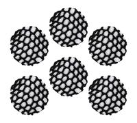 jojofuny 6pcs Ballet Hair Network Invisible Knit Hairnets Elastic Bun Covers for Women Mesh Ponytail Holders Dance Hair Accessories for Ballet Practice