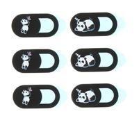 jojofuny 6pcs Black Plastic Privacy Cover Slide for Laptop and Computer Webcam, Flexible and Simple Design to Prevent Spying, for Users Seeking Security and Peace of Mind