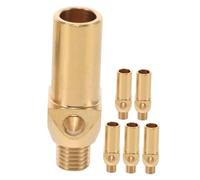 jojofuny 6pcs Brass Gas Burner Nozzle Kit for Grills Camping Durable Reusable Nozzles for Bbq Gas Burners Precision Engineered for Optimal Performance
