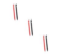 jojofuny 6pcs Cartoon Bear Silicone Pencil Sleeves for Pencil Fall and Lost Covers Full from Scratches and Dirt Comfortable Grip Stylish Design Black and Red