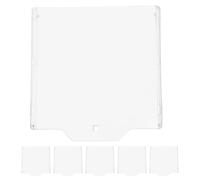 jojofuny 6pcs Fire Alarm Pull Station Covers - Protective Call Point Guards with Switch Protection - Manual Alarm Station Shields for Offices, Schools, and Emergency Use