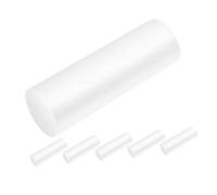 jojofuny 6pcs Foam Cylindrical Decoration Modeling Foam Rods Craft Rods Tube Flower Arrangement Cylinders Arts and Crafts Shapes Floral Shapes DIY White