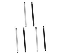 jojofuny 6pcs Lightweight Capacitive Stylus Pen for Phone and Tablet Double-ended Design Carbon Moonlight for Students and Professionals