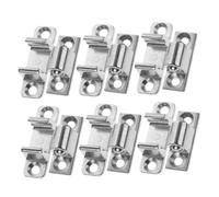 jojofuny 6pcs Metal Door Catch Latch Range Hood Panel Buckle Repair Part for Kitchen Appliance Glass Panel Mounting Hardware